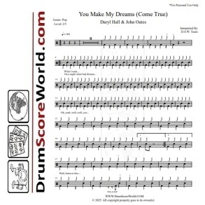 Daryl Hall & John Oates - You Make My Dreams + Play-Along Track 